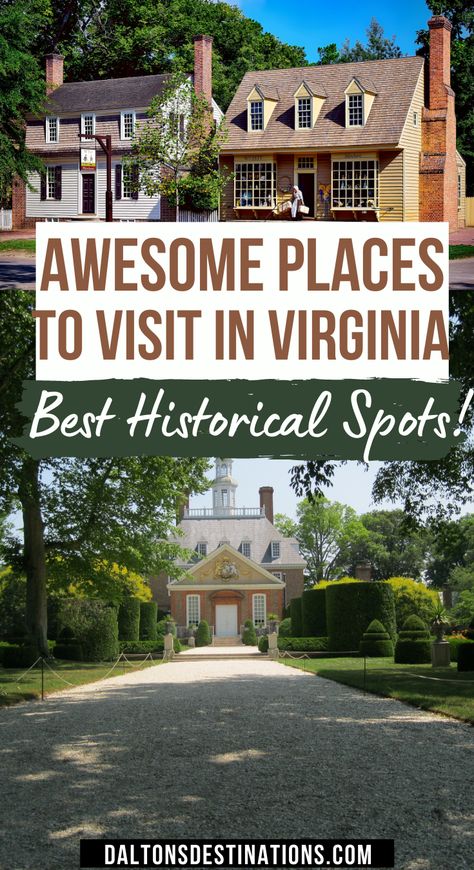 Historic Virginia Road Trip, Things To Do In Virginia In The Fall, Best Places To Visit In West Virginia, Virginia Family Vacation, Virginia Travel Places To Visit, Things To Do In West Virginia, Visiting Virginia, Virginia Williamsburg, Places To Visit In Virginia