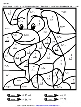 Math color Worksheets | Multiplication Worksheets - Basic Facts Color By Number Worksheet, Addition Coloring Worksheet, Maths Colouring Sheets, Coloring Worksheets For Kindergarten, Number Worksheet, Fun Math Worksheets, Math Pictures, Math Coloring Worksheets, Color By Number Printable