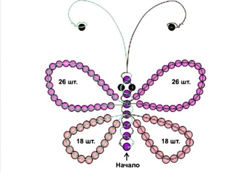 Butterfly Bead Pattern, Seed Bead Bracelets Tutorials, Beaded Ornaments Diy, Pony Bead Projects, Beaded Butterfly, Bead Charms Diy, Diy Bracelet Designs, Beads Bracelet Design, Beaded Crafts