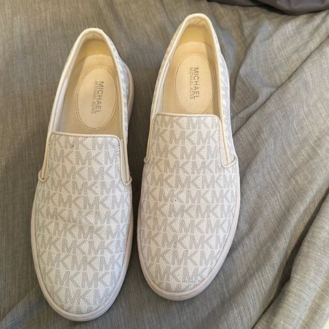 Michael Kors slip on shoes, size 7.5W Michael Kors Slip On, Shoes Size 7, Michael Kors Shoes, On Shoes, Slip On Shoes, Michael Kors, Slip On, Size 7, Jewelry Watches