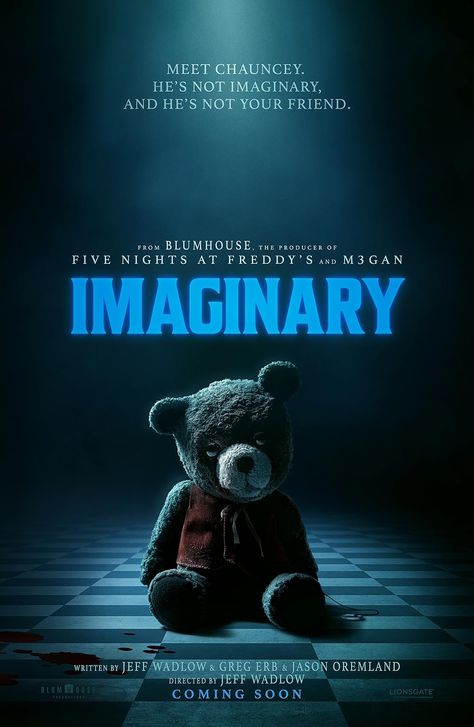 Imaginary (2024) ⭐ 4.7 | Horror, Mystery, Thriller Betty Buckley, Tom Payne, Bear Names, Film Horror, Batman Begins, Childhood Home, English Movies, Nicolas Cage, Imaginary Friend