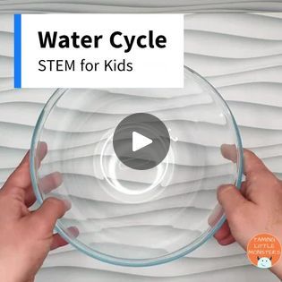 Water cycle science activity for kids.

Make an indoor water cycle that works. In this STEM experiment you can turn salt water into freshwater. 
You'll... | By Taming Little MonstersFacebook Water Cycle Science Experiments, Stem Water Activities, Water Cycle Experiments For Kids, Water Cycle Activity For Kids, Uses Of Water Worksheet For Kids, Water Cycle Activity, Water Cycle For Kids, Water Cycle Experiment, Water Cycle Project