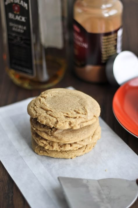 Boozy Cookies, Brown Butter Bourbon, Bourbon Cookies, Butter Bourbon, Peach Cookies, Honey Cookies, Boozy Desserts, Dessert For Two, Foodie Crush