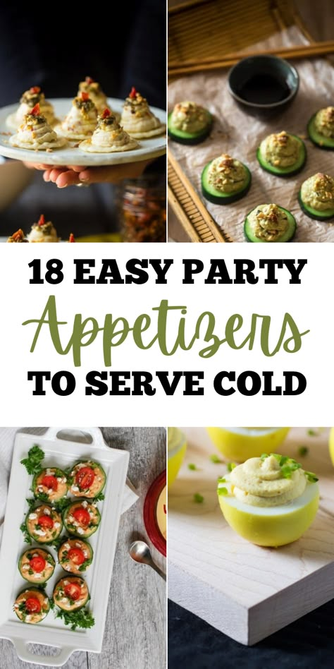 Appetizer To Make Ahead Of Time, Appetizers For 20 People Parties, Appetizers For Ladies Luncheon, Anniversary Party Appetizers, Pre Make Appetizers, Easy Party Hourderves, Make Ahead Small Bites Appetizers, East Cold Appetizers, Cold Nibbles For Party