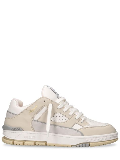 Find Axel Arigato Area Lo Sneakers on Editorialist. Leather and synthetic upper. Front lace-up closure. Logo details. Rubber sole. Includes branded dust bag Axel Arigato Area Lo, Arigato Sneakers, Axel Arigato Sneakers, Axel Arigato, Branded Belts, Adidas Outfit, Sports Sweatshirts, Crossbody Messenger Bag, Sports Accessories