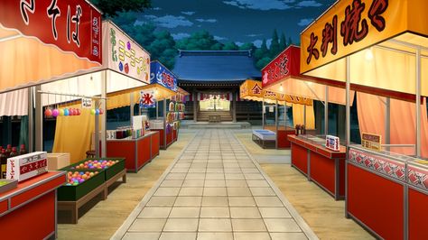 One of the school's Festivals Festival Background Images, Disney Animation Art, Episode Interactive Backgrounds, Anime Summer, Anime Places, Episode Backgrounds, Japanese Festival, World Wallpaper, Festival Background