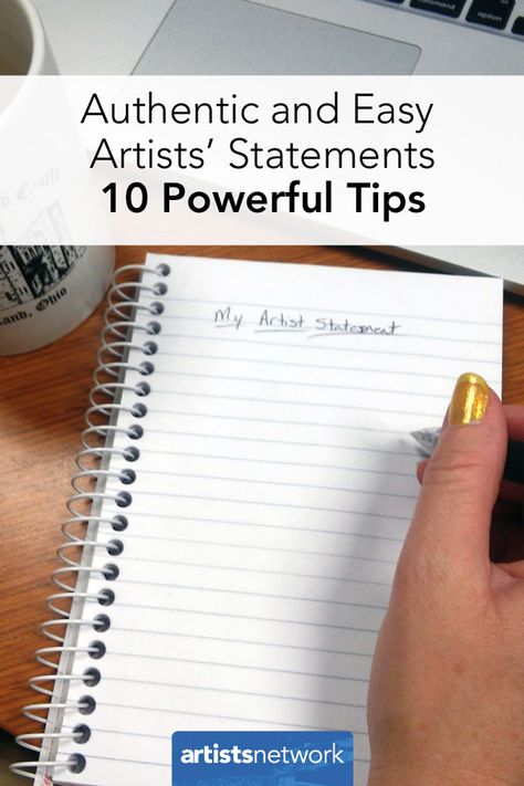 How To Write An Artist Statement, Artist Statement Examples, Artist Bio Example, Artist Resume, Art Biz, Artist Branding, Painter Artist, Art Hobbies, Sell My Art