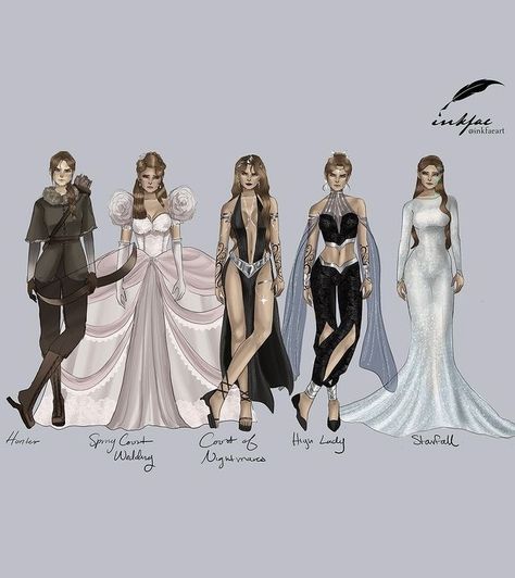 Feyre And Her Sisters, Feyre Archeron Inspired Outfit, Feyre Peach Outfit, Rhysand Outfit, Acotar Spicy, Feyre Under The Mountain Dress, Amarantha Acotar Fanart, Feyre Costume, Feyre Dress Under The Mountain