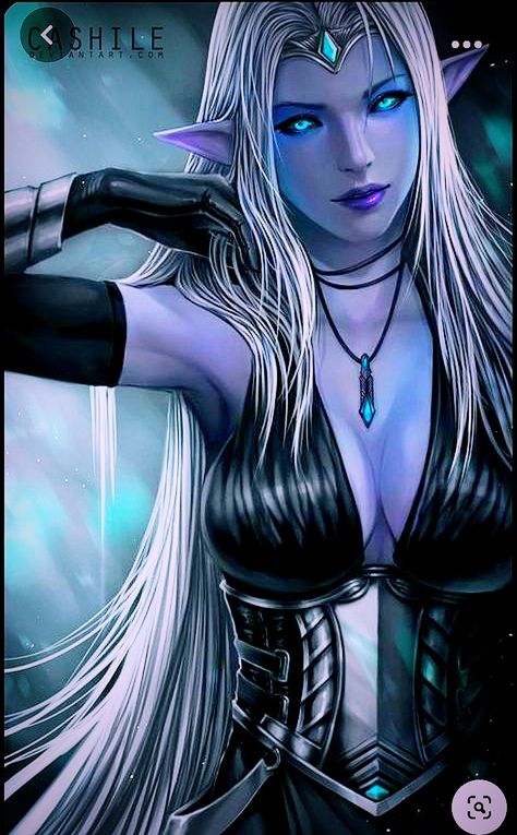 Mroczny Elf, Dark Siders, Elves Fantasy, Female Elf, Elf Art, Dungeons And Dragons Characters, Dark Elf, Arte Fantasy, Girls Illustration