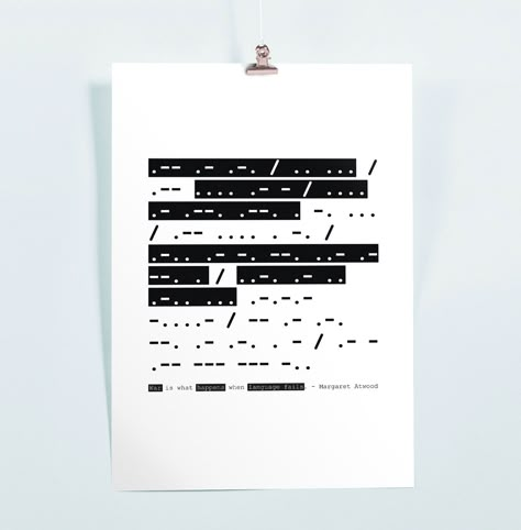 Code Typography Design, Morse Code Poster, Morse Code Graphic Design, Coding Poster Design, Coding Graphic Design, Code Graphic Design, Coding Poster, Culture Code, Interactive Poster