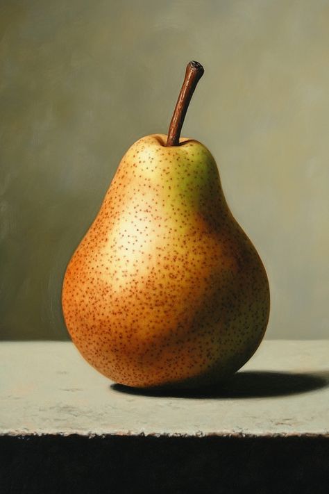 Pear Fruit Meaning and Symbolism (Fragility and Success) Pear Reference Photo, Pear Still Life Photography, Drawing Study Reference, Pear Reference, Fruit Reference Photo, Fruits Reference, Fruit Reference, Fruit Still Life Photography, Watercolor Food Art