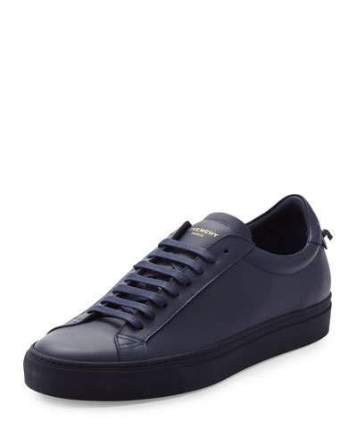 N3U42 Givenchy Men's Leather Low-Top Sneaker, Navy Mocasines Shoes, Givenchy Mens, Givenchy Sneakers, Givenchy Men, Smart Shoes, Early 20s, Givenchy Shoes, Givenchy Man, Common Projects