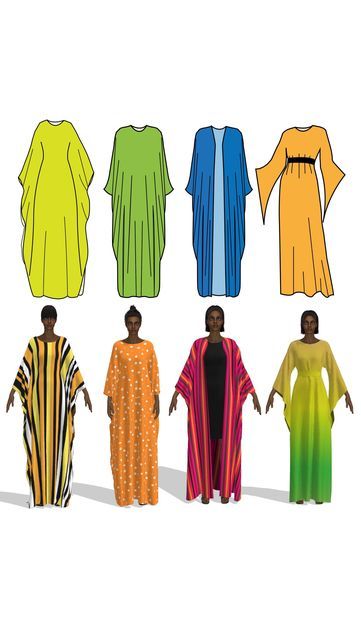 Sew Easy Kaftans E-Book This e-book will teach you how to draft and use one sewing pattern to create these four looks. Step-by-step sewing instructions of each look included. Difficulty Level: Advanced Beginner Link in Bio . . . . . . #sewingbook #sewingbooks #sewingebook #sewingebooks #patternmaking #patterndrafting #sewing #sewingkaftans #beginnersewing #beginnersewer #beginnersewingpatterns #beginnersewist #beginersewingpro Dress Pattern Making, African Dress Patterns, Abaya Pattern, Kaftan Pattern, Kaftan Designs, Sewing Instructions, Maxi Dress Pattern, Blouse Drafting Patterns, Diy Blouse Pattern