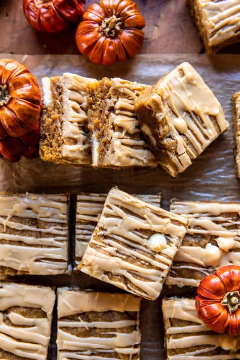 Pumpkin Butter Bars, Maple Pumpkin Butter, Smores Dessert, Half Baked Harvest Recipes, Maple Pumpkin, Desserts Keto, Brownie Desserts, Butter Bars, Pumpkin Bars