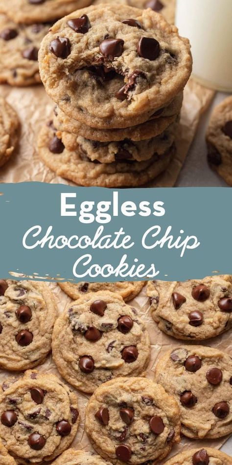 Eggless Baked Goods, Egg Less Recipes Desserts, Cookies Recipes Eggless, Dessert With No Eggs, Dessert Recipes Without Eggs, Dessert Without Eggs, Cookies With No Eggs, Dessert Eggless, Cookies No Eggs