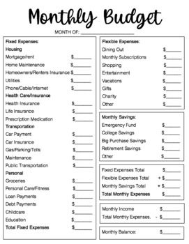 Track your expenses, plan your savings and win with money!! Using this monthly budget you can see where your money is going and begin to tell your money where to go. Budget Checklist Monthly, Categories To Save Money For, Money Saving Grocery List, Make A Budget, Every Dollar Budget, Simple Monthly Budget Template, Home Savings Challenge, Bill Budget Planner, How To Create A Budget