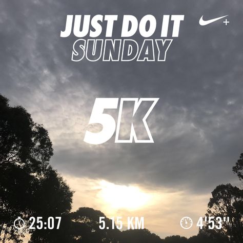 Ran 5.15 kilometres with Nike⁠+ Run Club #JustDoIt - that felt great, 13th Sunday 5Km #leaderboard #justdoitsunday #sundayrunday #sunday5k 5k Aesthetic Vision Board, Run 5k Vision Board, 5k Race Aesthetic, 5k Run Aesthetic, 5k Aesthetic, 5km Run, Running A 5k, Nike Run Club, Run A 5k