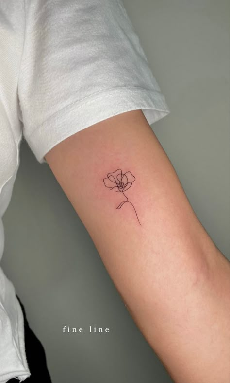 Carnation flower fine line tattoo Flower Carnation Tattoo, Carnations Flower Tattoo, Singular Flower Tattoo, Fine Line July Flower Tattoo, Carnation Flower Tattoo Minimalist, Carnation Flower Tattoo Simple, Carnation And Narcissus Tattoo, Mini Carnation Tattoo, Small Carnation Tattoo Finger