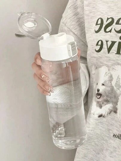 Clear Water Bottle, Ice Cup, Shaker Cup, Cute Water Bottles, Juice Cup, Shaker Bottle, Office Essentials, Sport Water Bottle, Cup With Straw