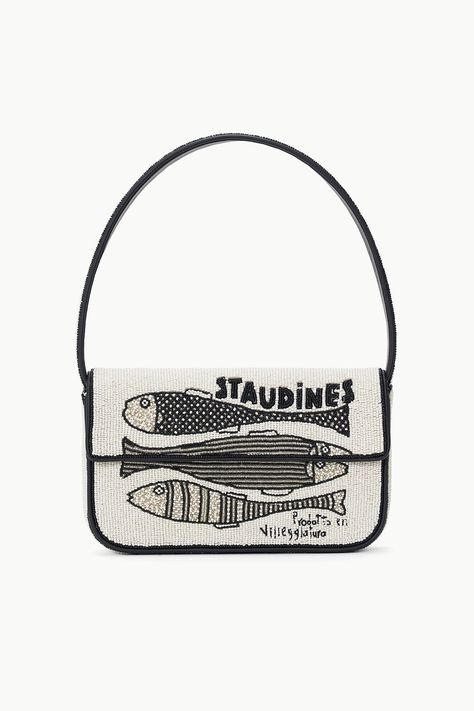 Sardine Bag, Marine Serre Bag, Fish Handbag, Custom Handbags, Sandal Platform, Crossbody Clutch, Wedge Sneakers, Handbag Shoes, Beaded Bags