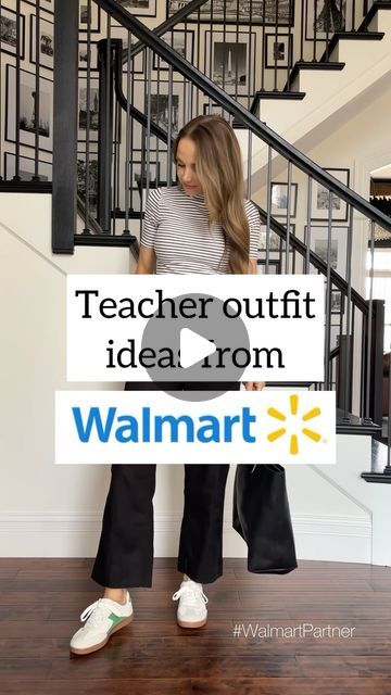 Merrick White / Style Educator on Instagram: "It’s Day 2 of TEACHER WEEK at Merrick’s Art! 👩🏻‍🏫🍎📚  For the next week, I’ll be sharing tons of pieces and outfits that would be perfect for teachers (and beyond…if you work in an office that’s business casual, these are great for you too).  Today I’m excited to show a few fantastic items and outfits from @walmartfashion. All fantastic, all affordable.  Comment with the word LINK below and I’ll send you a DM with links to all these pieces!  #walmartpartner #walmartfashion #liketkit @shop.ltk https://liketk.it/4LZs9" Fall Work Outfits For Teachers, Teacher Boots Outfit, Khaki Pants Outfit Women Work Fall, Fall Outfits For Teachers Over 40, Teacher Outfits With Vans, Monday Teacher Outfit, Teacher Work Outfits Women, Cute Winter Teacher Outfits, Teacher Outfit With Tennis Shoes