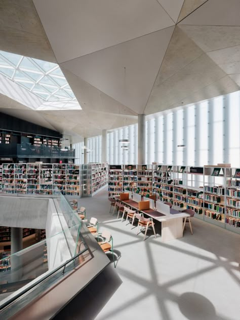 Deichman Library, Today Wallpaper, Public Library Design, Library Project, Future Library, Library Interior, Library Architecture, Modern Library, Central Library