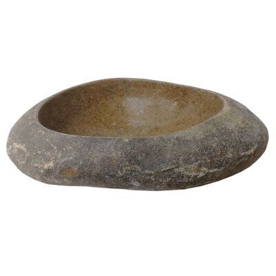 A phenomenal design for the true nature lover. Created from a natural river rock boulder the Natural River Rock Boulder Specialty Vessel Bathroom Sink is completely random in size and shape just as nature intended. No two sinks will look alike. The width and length of each sink range from 16 to 20 inches. This stone sink features a polished interior with a chiseled exterior. Upon receipt of your order, they will send you a link to pictures and dimensions of their current inventory so you can cho Modern Mountain Chalet, Diy Outdoor Planters, Restaurant Bathrooms, Rustic Bathroom Sink, Rustic Sinks, Cozy Deck, Rock Boulder, Rustic Sink, Rustic Dinnerware