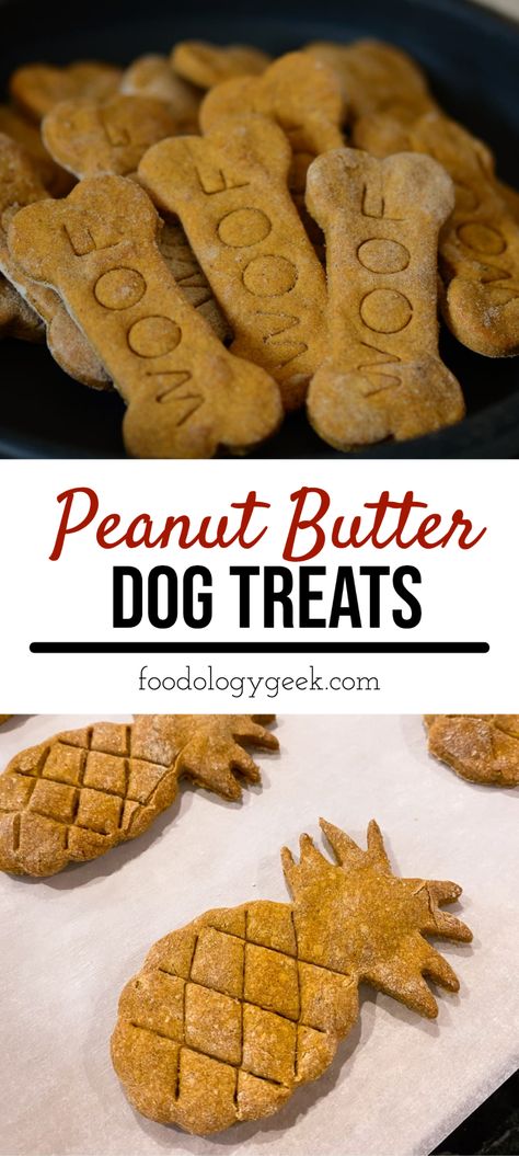 Homemade Peanut Butter Dog Treats, Peanut Butter Dog Biscuits, Bacon Dog Treats, Dog Cookie Recipes, Doggie Birthday, Homemade Dog Cookies, Dog Treats Homemade Easy, Easy Dog Treat Recipes, Dogs Treats