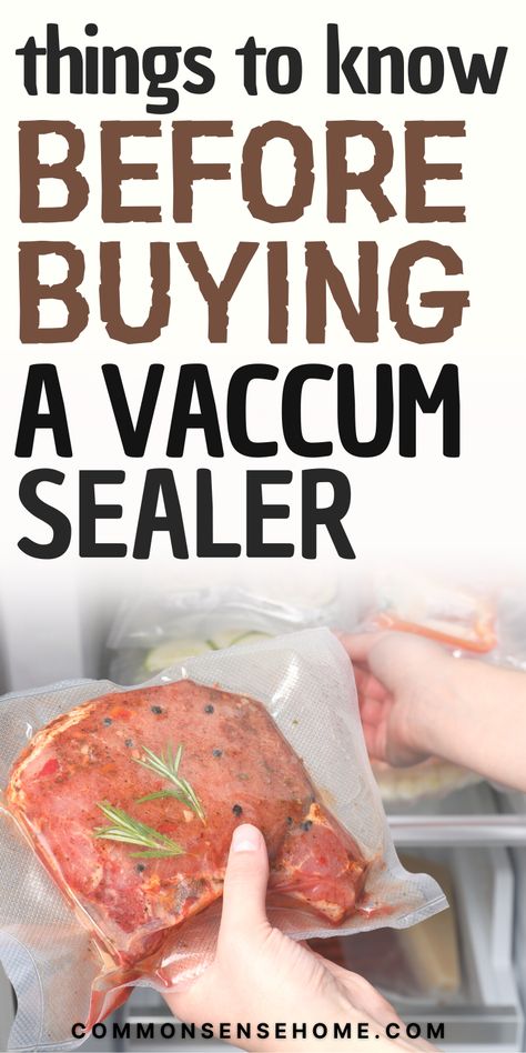 Vacuum Sealer Meals, Vacuum Sealer Machine, Food Sealer Vacuum, Vacuum Seal Recipes, How To Use Food Saver Vacuum Sealer, How To Vacuum Seal Food, Food Saver Ideas Meal Planning, Vaccume Sealer For Food Storage, Vacuum Seal Freezer Meals