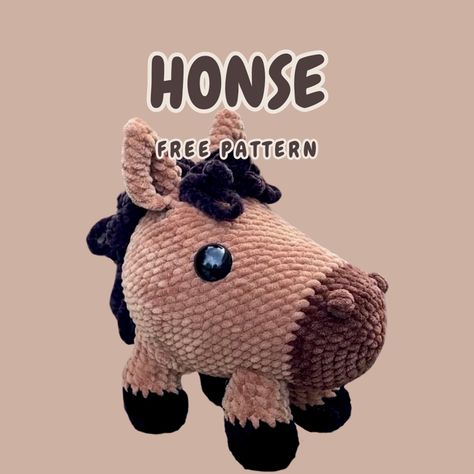 Honse and Unihonse Crochet Patterns - Didi's Ko-fi Shop - Ko-fi ❤️ Where creators get support from fans through donations, memberships, shop sales and more! The original 'Buy Me a Coffee' Page. Beginner Yarn Projects, Crochet Stuffed Animal Clothes Free Pattern, Meme Crochet Patterns Free, Thing Crochet Pattern, Unique Crochet Amigurumi, Therian Crochet Ideas, Cool Free Crochet Patterns, Cthulhu Crochet Pattern Free, Cool Stuff To Crochet