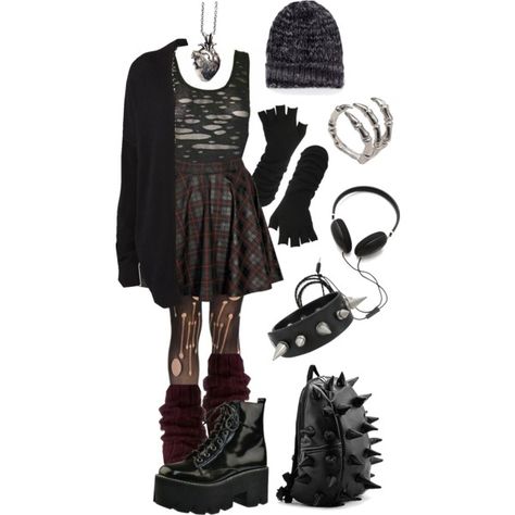 Cute Emo Outfits 2000s, Elderly Outfits, Gray Hat, Elder Statesman, Alt Outfits, Alt Fashion, Swaggy Outfits, Gothic Outfits, Goth Outfits