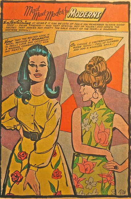 1960s Mod Womenswear Fashion Women Comic Book 1960 Fashion Women, Vintage Fashion Women, Millie The Model, 1960 Fashion, Fashion Illustration Vintage, 1960s Mod, Vintage Comic Books, Book Vintage, Womenswear Fashion