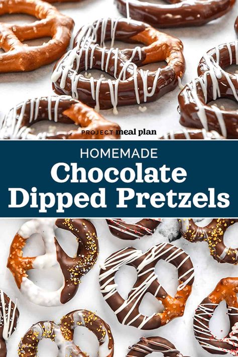 Homemade Chocolate Dipped Pretzels Whipped Yogurt, Dipped Pretzels, Chocolate Dipped Pretzels, Pretzel Dip, Pretzels Recipe, Favorite Dessert Recipes, Chocolate Pretzels, No Bake Bars, Chocolate Bomb