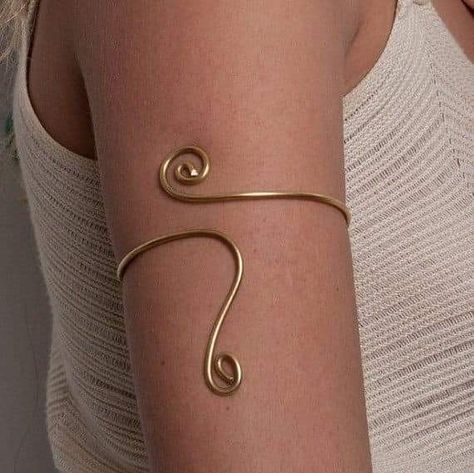 Upper Arm Cuff, Upper Arm Cuffs, Women Birthday Gifts, Arm Bracelet, Dope Jewelry, Women Birthday, Arm Cuff, Handmade Wire Jewelry, Funky Jewelry