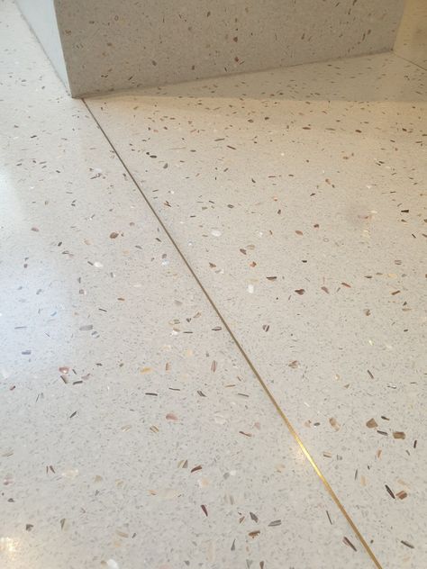 Terrazo Floor Kitchen, Terrazzo Lobby, Terrazzo Floor Kitchen, Terrazzo Kitchen Floor, Terrazzo Flooring Kitchen, Terrazzo Interior Design, Terrazzo Flooring Design, Terrazzo Floor Design, White Terrazzo Floor