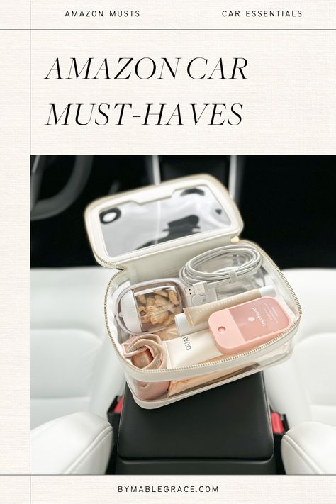 Amazon Car Must-Haves Car Trip Essentials, Amazon Car Must Haves, Car Must Haves, Smart Car Accessories, Suv Accessories, Car Life Hacks, Must Have Car Accessories, Car Trip, Girly Car Accessories