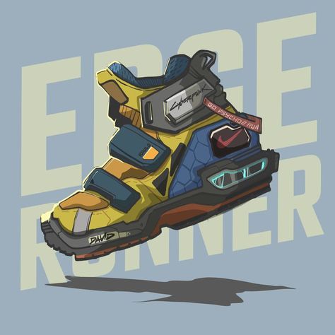 cyberpunk shoes Cyberpunk Shoes Drawing, Sneaker Concept Art, Hover Shoes Concept Art, Sci Fi Shoes Concept Art, Shoe Concept Art, Cyberpunk Shoes Concept Art, Shoes Cyberpunk, Boots Concept Art, Cyberpunk Sneakers