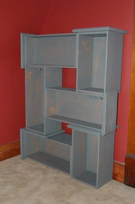 16 fabulous ways to repurpose old dresser drawers - bookcase Old Dresser Drawers, Vanity Drawers, Old Drawers, Old Dressers, Redo Furniture, Repurposed Furniture, Dresser Drawers, Furniture Projects, 인테리어 디자인