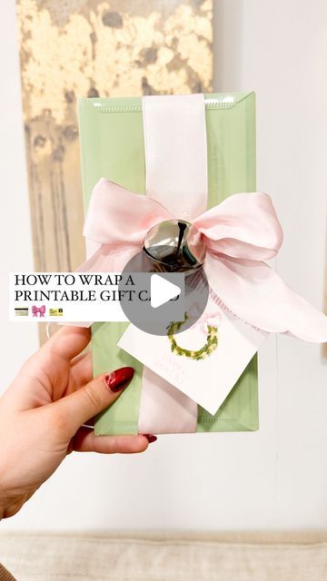 Shelby Parks on Instagram: "A not-so traditional gift card holder that they’ll actually use again!   This is an easy way to wrap any sort of printable gift card or tickets!  Comment POUCH for everything I used to put this together!   #giftcardwrapping #giftwrapping #giftwrap #giftwrappingideas #diy #diygiftideas #giftbox #howto #howtowrap #lifehacks" How To Wrap A Paper Gift Certificate, How To Wrap A Gift Voucher, How To Gift Wrap A Gift Card, Wrap Tickets As A Gift, How To Wrap Tickets As A Gift, Ticket Gift Wrapping Ideas, Christmas Gift Vouchers, Printable Gift Cards, Wrapping Gift Cards