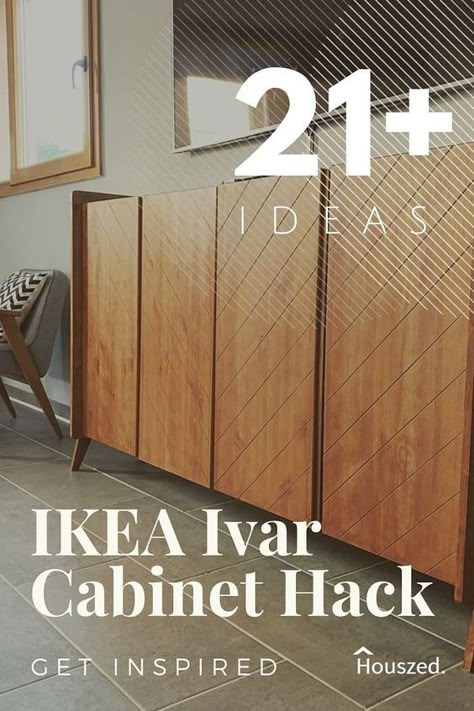 Ikea Buffet, Ivar Ikea Hack, Sideboard Diy, Ivar Regal, Ivar Cabinet, Ikea Sideboard, Ivar Ikea, Ikea Hack Storage, Cabinet Hack