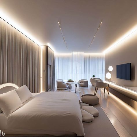 Lightning Home Ideas, Living Room Indirect Lighting, Pop Lighting Ideas, Indirect Lighting Bedroom, Led Strip Lights Living Room, Living Room Decor Led Lights, Strip Lights Living Room, Lighting Ideas Living Room Ceiling, Led Lights Living Room Ideas