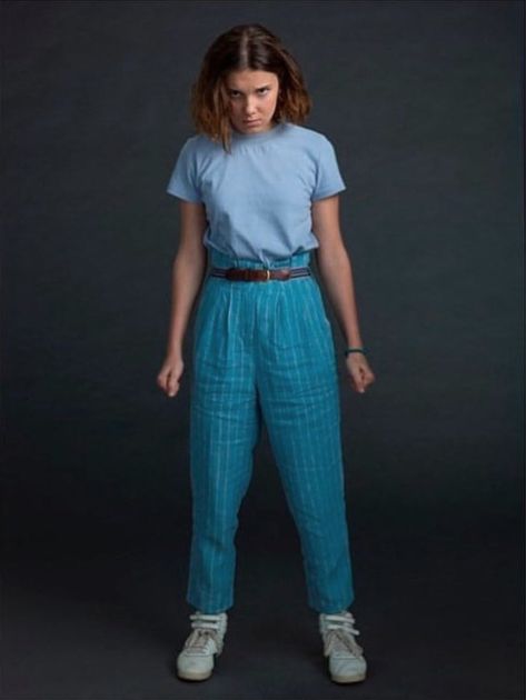 Stranger Things Millie Bobby Brown, Eleven, Season 3 11 Outfits Stranger Things, Stranger Things Once, Once Stranger Things, Disfraces Stranger Things, Stranger Things Fashion, Men's Seasonal Outfits, El Stranger Things, Stranger Things Outfit, Stranger Things Costume