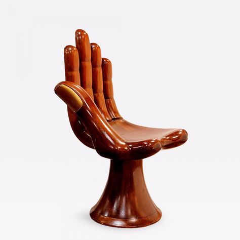 Hand-Chair-By-Pedro-Friedeberg Hand-Chair-By-Pedro-Friedeberg Hand Chair, Different Furniture, Unusual Home, Trendy Furniture, Room Details, Furniture Design Wooden, Hotel Boutique, Mirror Interior, Modern Lounge Chairs