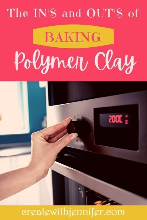 Baked Clay Earrings Diy, How To Bake Clay In Oven, How To Bake Clay Earrings, Polymer Clay Baking Instructions, Baking Clay Earrings, Clay Earrings Bake Time, Polymer Clay Basics, Baking Clay In Oven, Oven Baked Clay Recipe