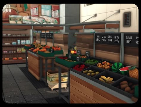 whole foods market 🥗 | Patreon Magnolia Promenade, Lotes The Sims 4, Grocery Market, City Layout, Sims 4 Expansions, Save File, Grocery Foods, Sims 4 Collections, Health Conscious