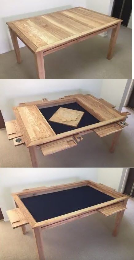 Looking at this pin more for the railing options rather than design - Gaming Table Table Top Game Room, Convertible Game Table, D&d Game Table, Multipurpose Game Table, Diy Game Table How To Build, Table For Board Games, D&d Gaming Table, D&d Table Gaming, Tabletop Gaming Table