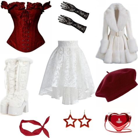 Red Queen Outfit Ideas, Red Descendants Outfits, Descendants Outfit Ideas Red, Queen Of Hearts Aesthetic Outfits, Lizzie Hearts Outfit, Queen Of Hearts Descendants, Descendants Outfit Ideas, Queen Of Hearts Outfit, Descendants Red