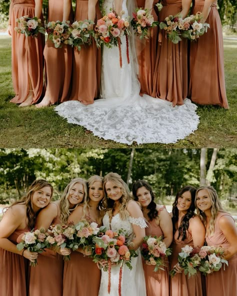 The Bridal Party 💕 Here are some favorites from Emily & Chris’ bridal party photos on their day… Seeing all of these bridal and wedding photos to post them is making me so dang excited for wedding season…. AGHHHH!! I cannot wait to celebrate with all of my new couples and to get creative again🤭 #weddingphotography #weddingphotographer #ohioweddingphotographer #akronweddingphotographer #clevelandweddingphotographer #clevelandwedding #columbusweddings #columbusweddingphotographer Bridesmaid Photos With Bride, Fun Wedding Poses For Bridal Party, Bridesmaid Photo Idea, Bride Maid Of Honour Photos, Wedding Poses Wedding Party, Wedding Bridesmaid Poses, Wedding Picture Ideas With Bridal Party Groomsmen, Bridal Group Photos, Wedding Photo Inspiration Bridesmaids