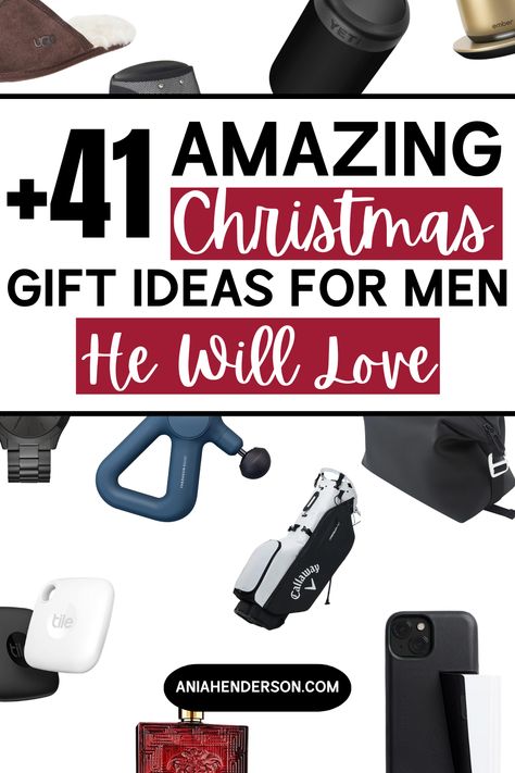 These are incredible gift ideas for men in your life! Gift ideas for boyfriend | gift ideas for him | gift ideas for men | gift ideas | perfect gift ideas for this holiday season | holiday gift guide Gifts To Get Your Boyfriend, New Boyfriend Gifts, Christmas Gift Ideas For Men, Guy Friend Gifts, Love Gift Ideas, Christmas Ideas For Boyfriend, Gift Ideas For Boyfriend, Gift Guide For Men