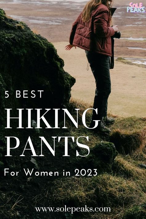 Wet Weather Hiking Outfit, Winter Hiking Pants Women, Winter Hiking Clothes Women, Walking Pants Women, Hiking Clothes Women Fall, Hiking Cargo Pants Women, Hiking Apparel For Women, Cute Hiking Pants, Cool Weather Hiking Outfits